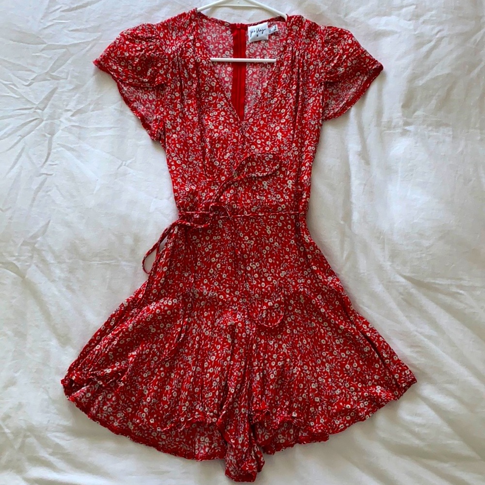 Princess Polly Red Floral Dress